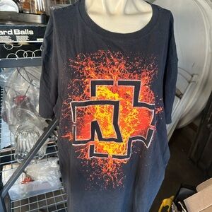 Rammstein shirt size xl as is condition band tee
